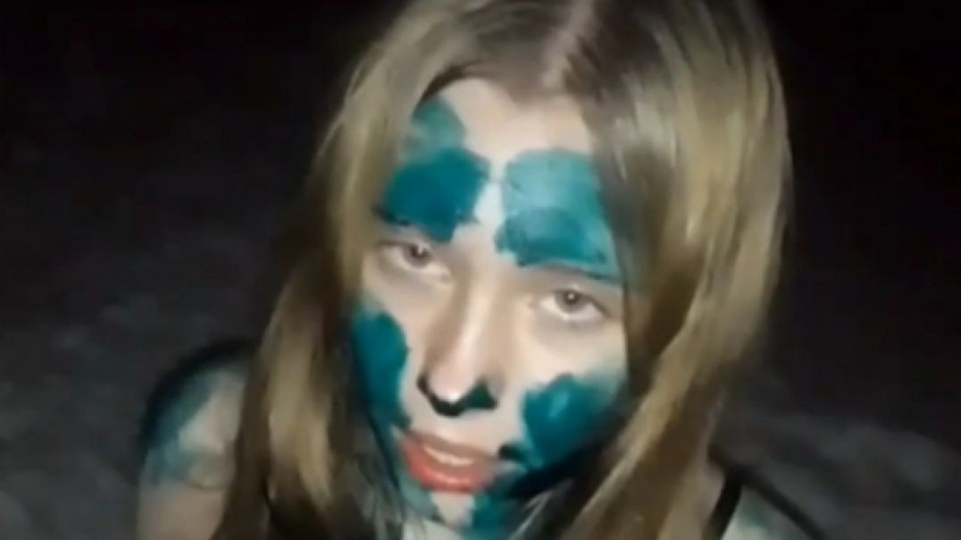 ⁣Закладчицу поймали раздели и заставили умываться зелёнкой